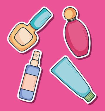 Güzellik şişeleri.