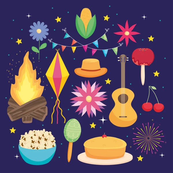 festa junina illüstrasyonu