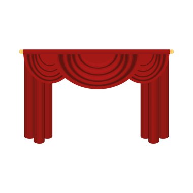 sahne kırmızı perdeler