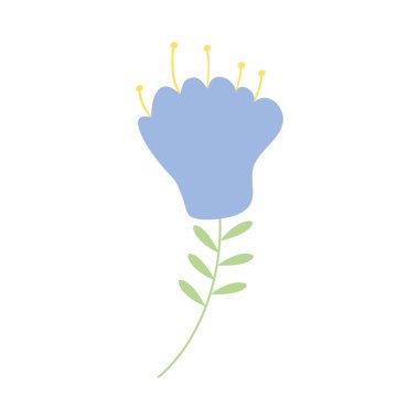 mor çiçek tasarımı