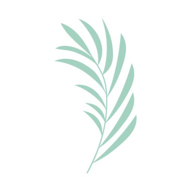 mavi tropikal yaprak