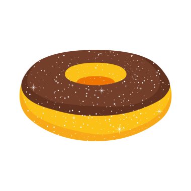 Tatlı çikolatalı çörek.