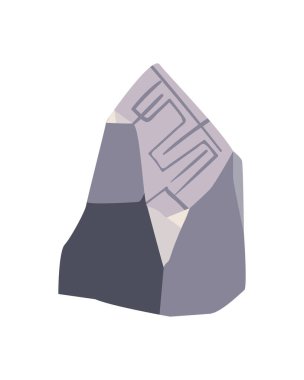 İzole edilmiş doğal taş.