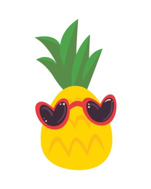 gözlüklü ananas