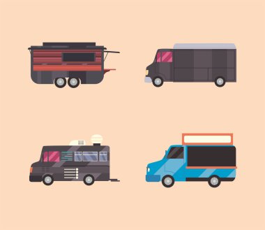Kamyon sembolü koleksiyonu