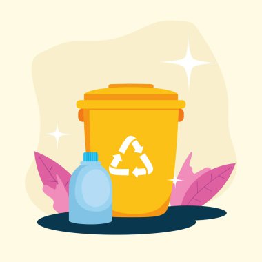 Plastik geri dönüşüm çöpü