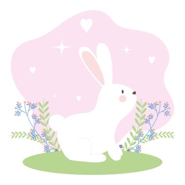 Şirin tavşan çizimi
