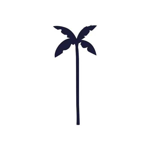 Palmboomsilhouet — Stockvector