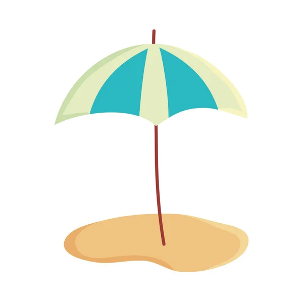 Пляжний дизайн парасольки — стоковий вектор