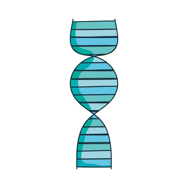 Ícone de fio de dna — Vetor de Stock