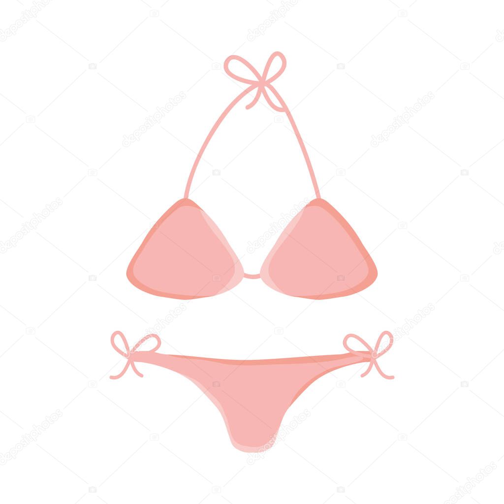 pink bikini design