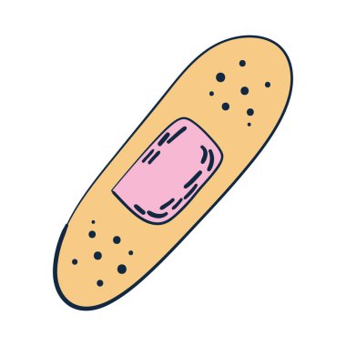 Yapıştırıcı bandaj simgesi