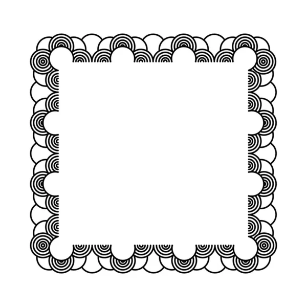 Decoratief chinees frame — Stockvector