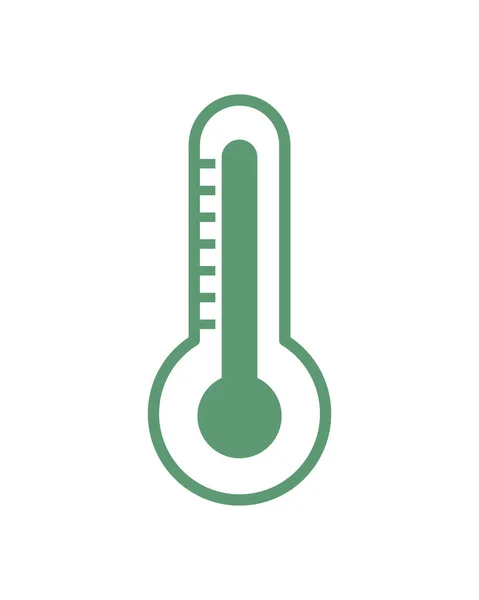 Icono del instrumento del termómetro — Vector de stock