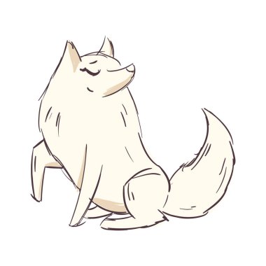 Tatlı köpek çizgi filmi.