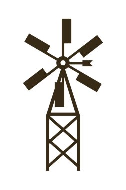 çiftlik yel değirmeni simgesi