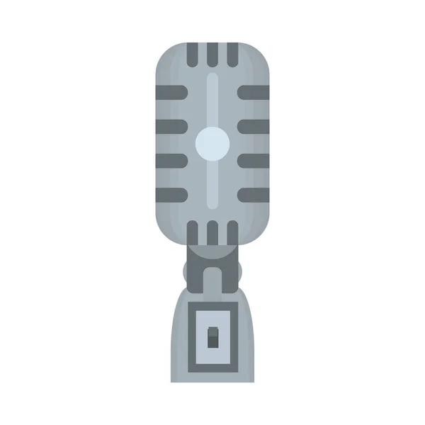 Vintage microfoon pictogram — Stockvector