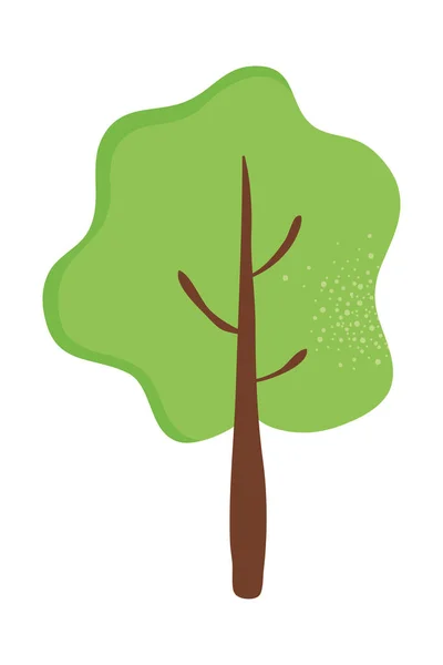 Icono de árbol verde — Vector de stock