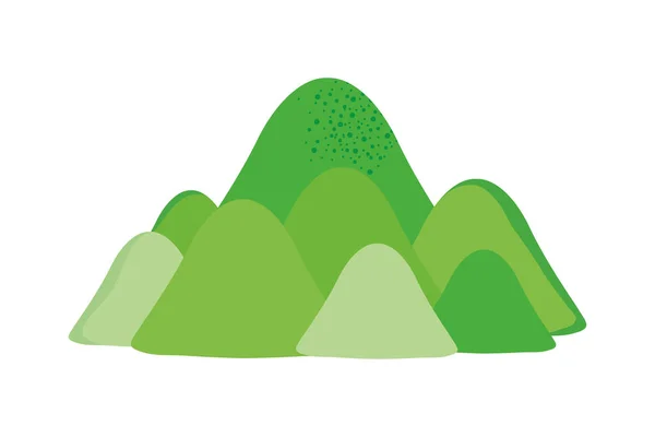 Cordillera verde — Vector de stock