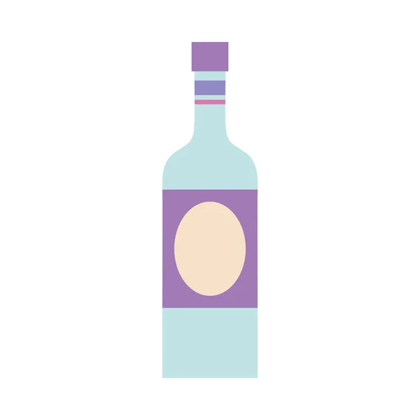 Icône de bouteille de vodka — Image vectorielle