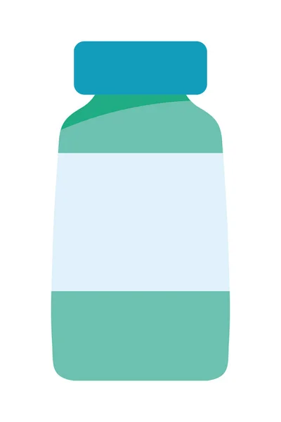 Green pills bottle — Stock Vector