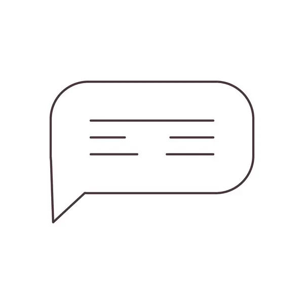 Communicatie bel pictogram — Stockvector
