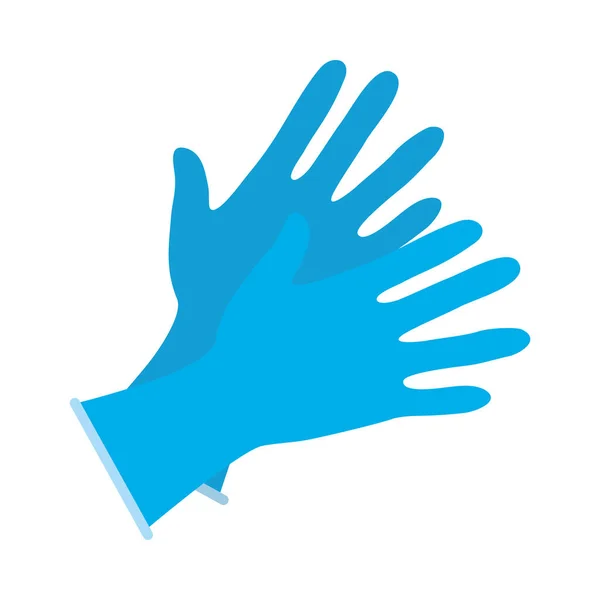Icono guantes médicos — Vector de stock