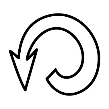 ok simgesi etrafında