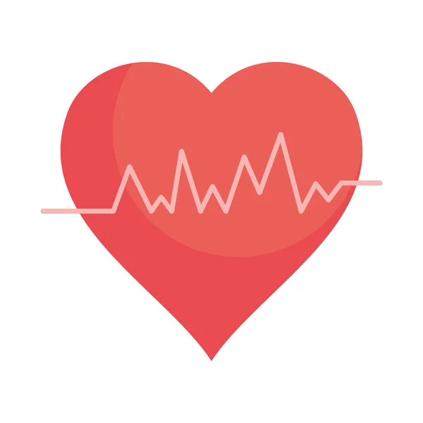 Icône cardio-cardiaque — Image vectorielle