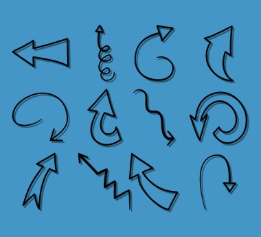 siyah oklar ayarlandı