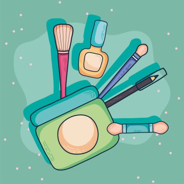 krema kavanozu ve simge seti