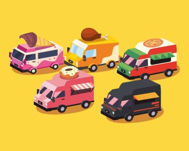 yemek kamyonları sembol grubu