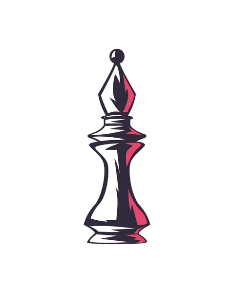Bishop chess piece — Stock Vector