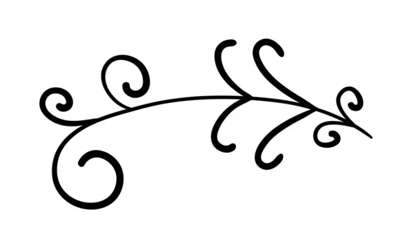 Konstrukcja rozdzielacza kaligraficznego — Wektor stockowy