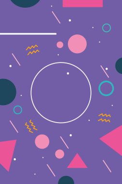 mor geometrik şekiller