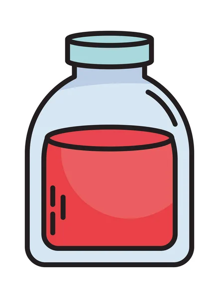 Ikon på blodflaskor — Stock vektor