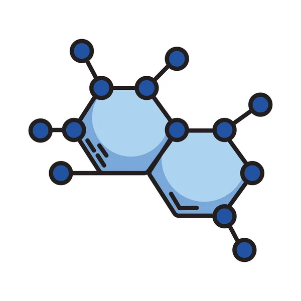 Conception de molécules chimiques — Image vectorielle