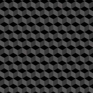 siyah izometrik tasarım