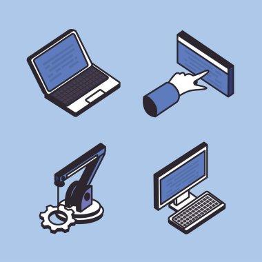 Web geliştirme simgesi koleksiyonu