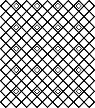 Tek renkli geometrik desen