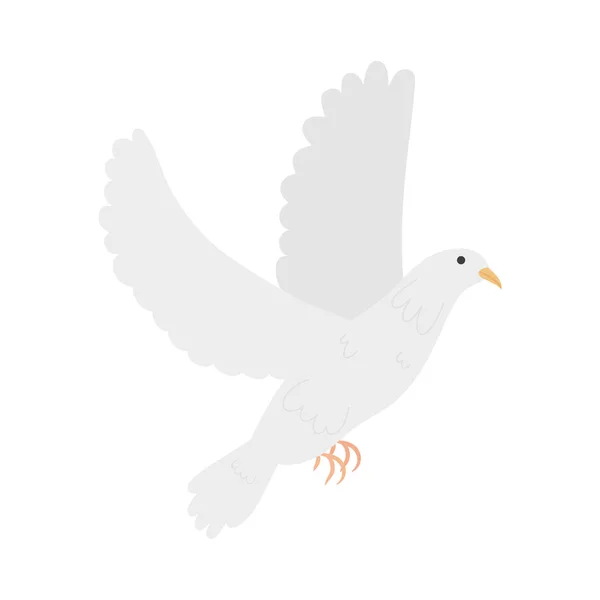 Ikona mírové holubice — Stockový vektor