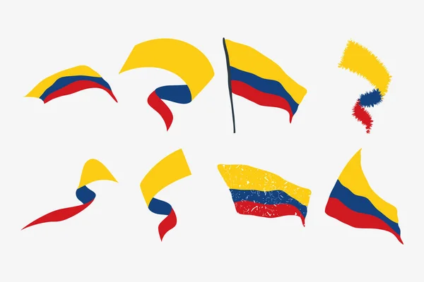 Флаг Колумбии — стоковый вектор
