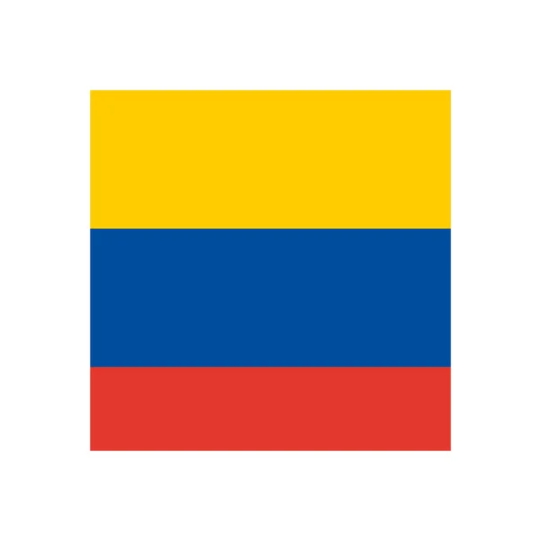 Símbolo de la bandera colombiana — Vector de stock