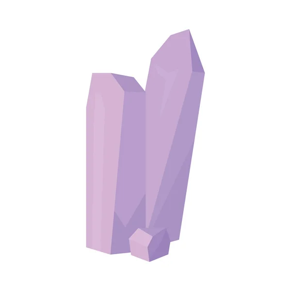 紫水晶のデザイン — ストックベクタ
