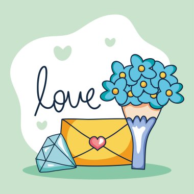 Aşk ve kız çizimi