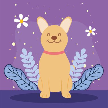 Köpek çizgi film maskotu