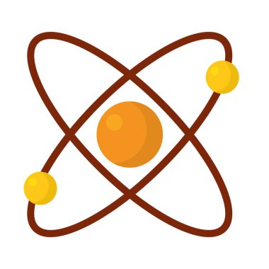 turuncu atom simgesi