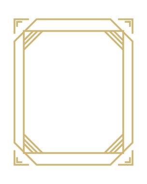 zarif geometrik çerçeve