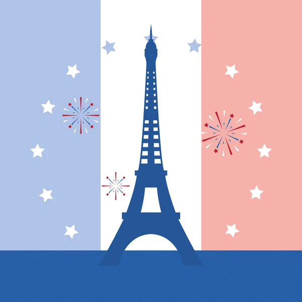 Eiffel torre illustrazione — Vettoriale Stock