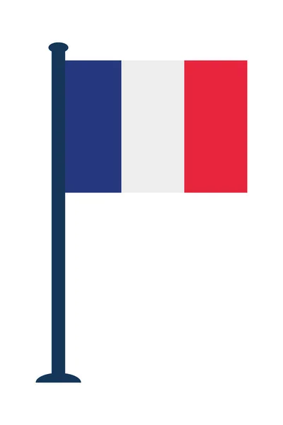 Εικόνα της σημαίας της Γαλλίας — Διανυσματικό Αρχείο